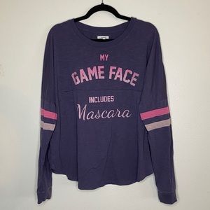 Maurices Game Face Jersey Tee